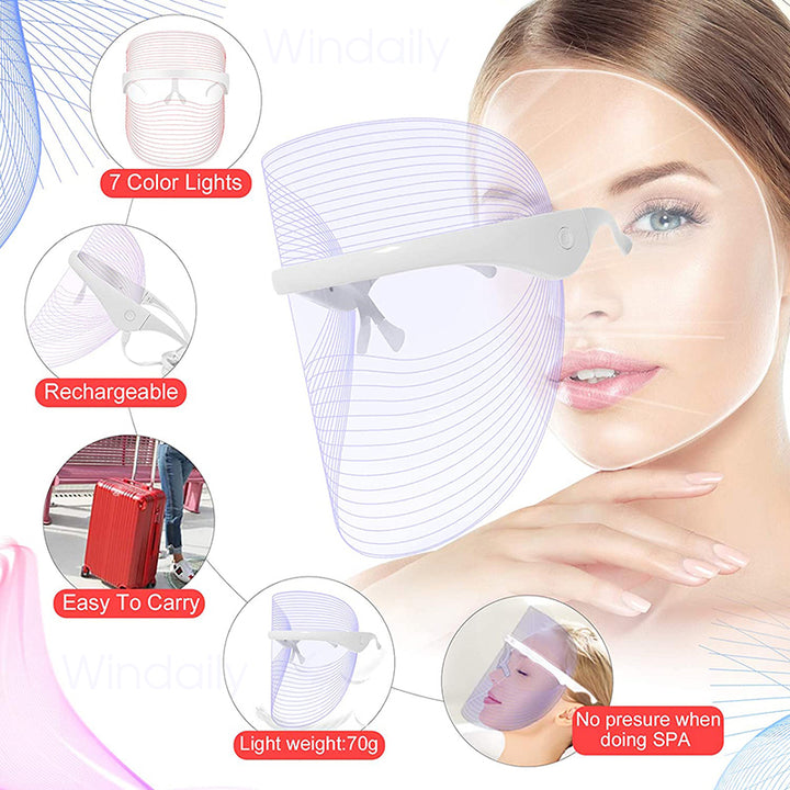 7-Color LED Face Mask - Professional Anti-Aging Treatment